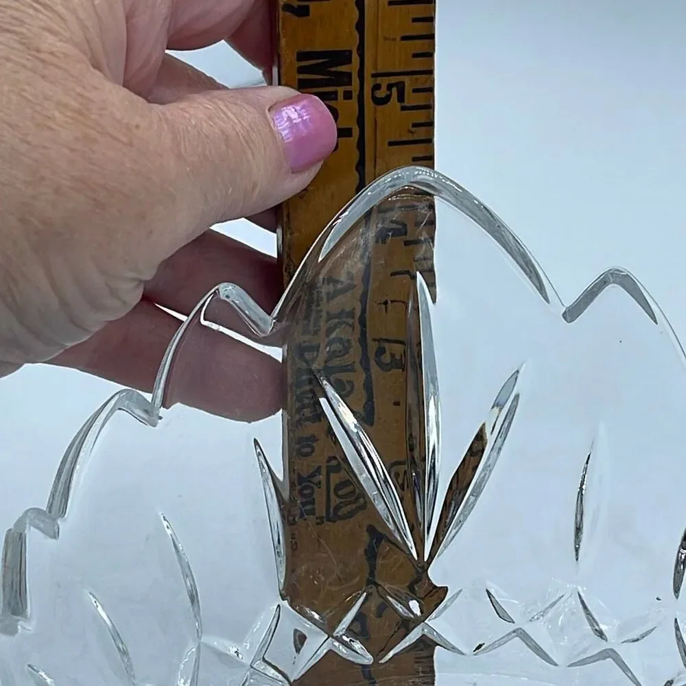 Vintage crown Crystal candy dish or serving bowl.